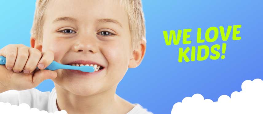 Grafico Niño cepillando dientes